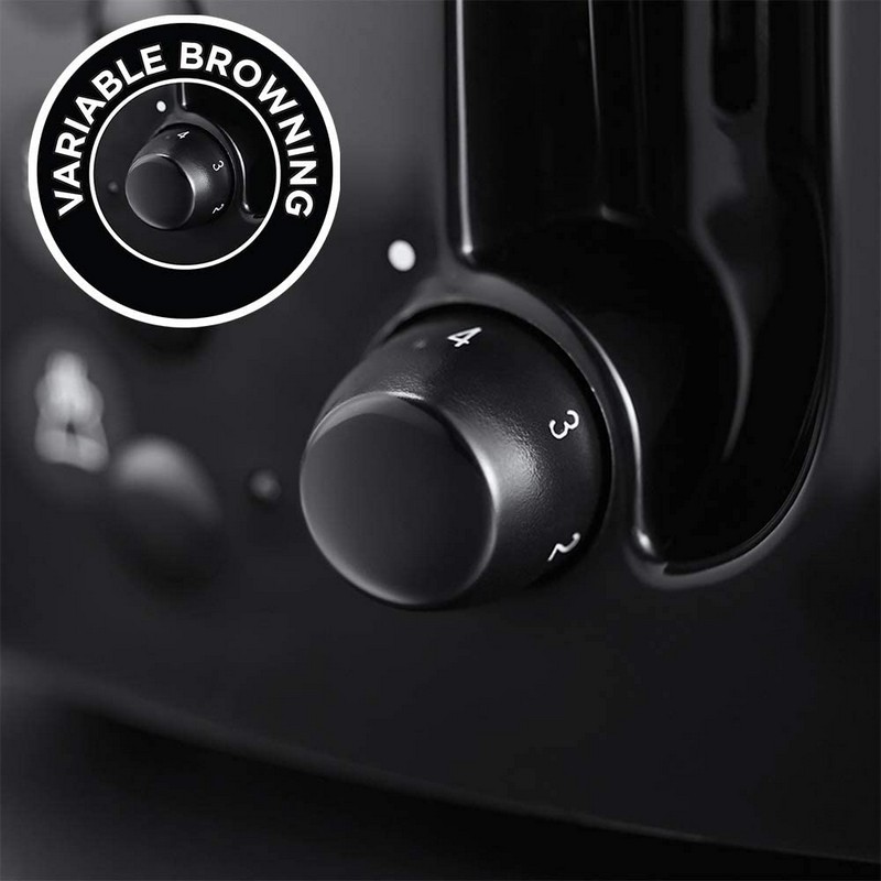 Russell Hobbs Textures Black 2 Slice Toaster Russell Hobbs Textures Black 2 Slice Toaster