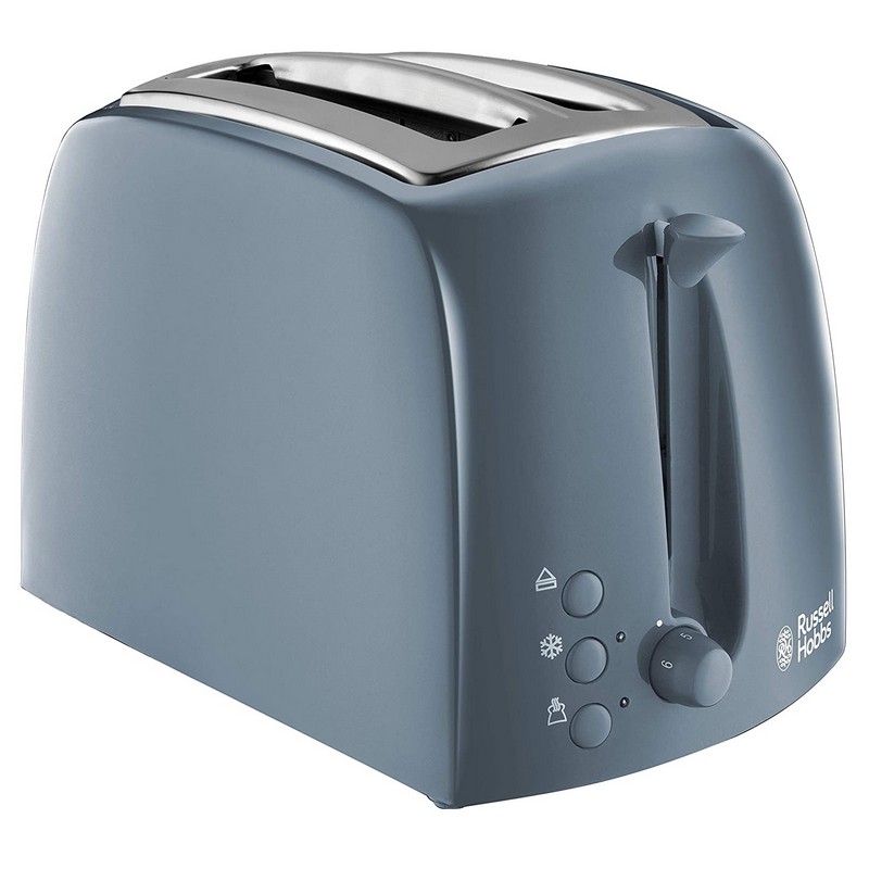 Russell Hobbs Textures 2 Slice Toaster Grey Russell Hobbs Textures 2 Slice Toaster Grey