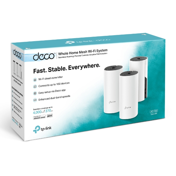TP Link Deco E4 3Pk Home Wifi System TP Link Deco E4 3Pk Home Wifi System