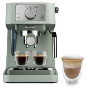 DeLonghi Stilosa Manual Pump Espresso Coffee Machine | Green | EC260GR