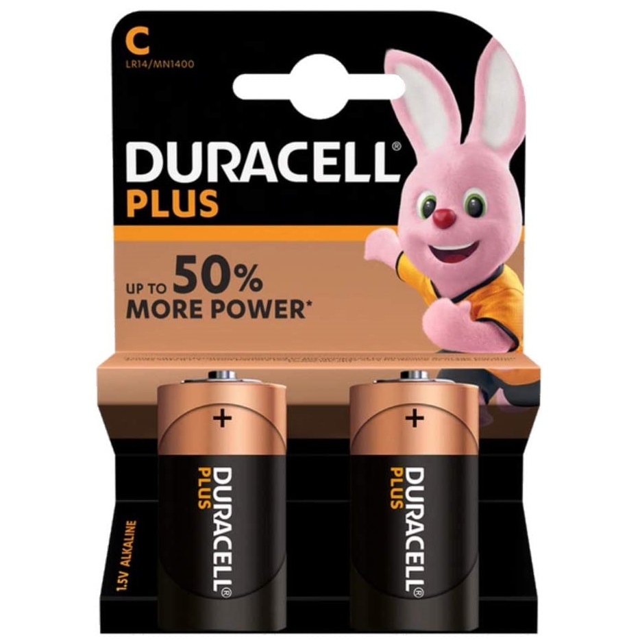 Duracell Batteries | C Size | LR14 | 2Pk Duracell Batteries | C Size | LR14 | 2Pk