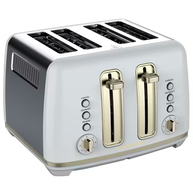 Morphy Richards Ascend Toaster | 4 Slice | Grey & Soft Gold | 244021 Morphy Richards Ascend Toaster | 4 Slice | Grey & Soft Gold | 244021