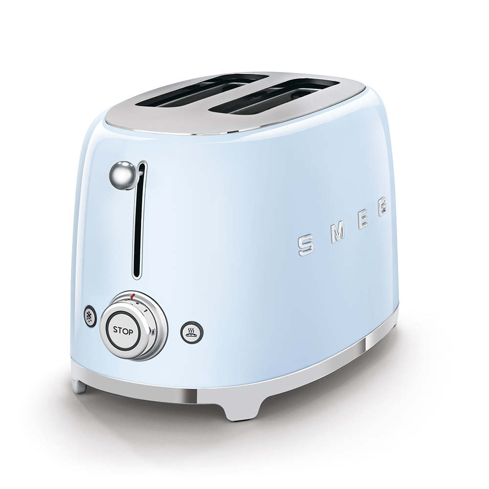 Smeg 50’s Style Aesthetic Toaster | 2 Slice | Pastel Blue | TSF01PBUK Smeg 50’s Style Aesthetic Toaster | 2 Slice | Pastel Blue | TSF01PBUK