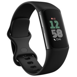 Fitbit Charge 6 Fitness Tracker | Obsidian Black | 79-GA05183-GB
