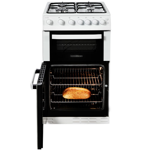 Nordmende 50cm Gas Cooker | White | CTG52LPGWH Nordmende 50cm Gas Cooker | White | CTG52LPGWH