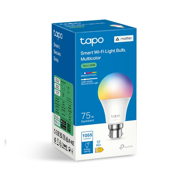 Tapo Smart Light Bulb | Multicolour | L535B Tapo Smart Light Bulb | Multicolour | L535B