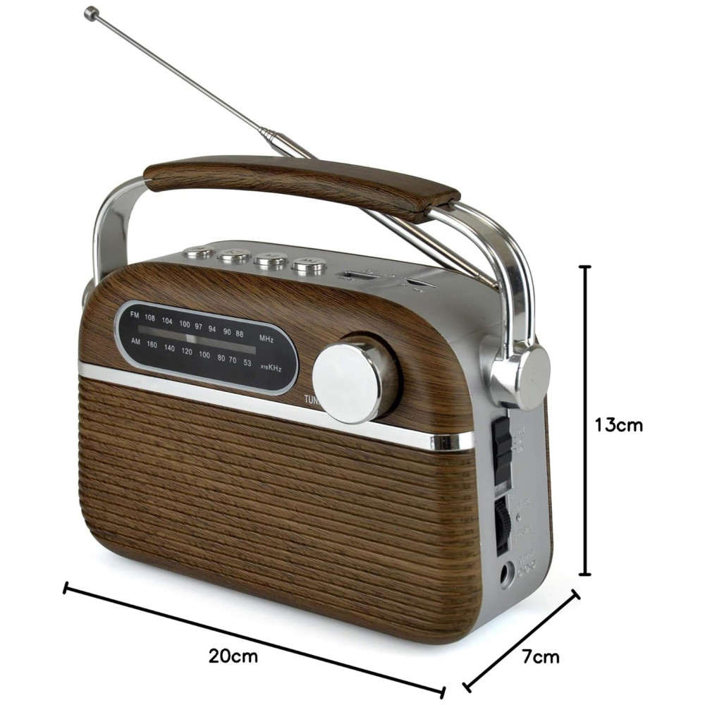 Lloytron Rechargeable AM/FM Radio | N6403WD Lloytron Rechargeable AM/FM Radio | N6403WD