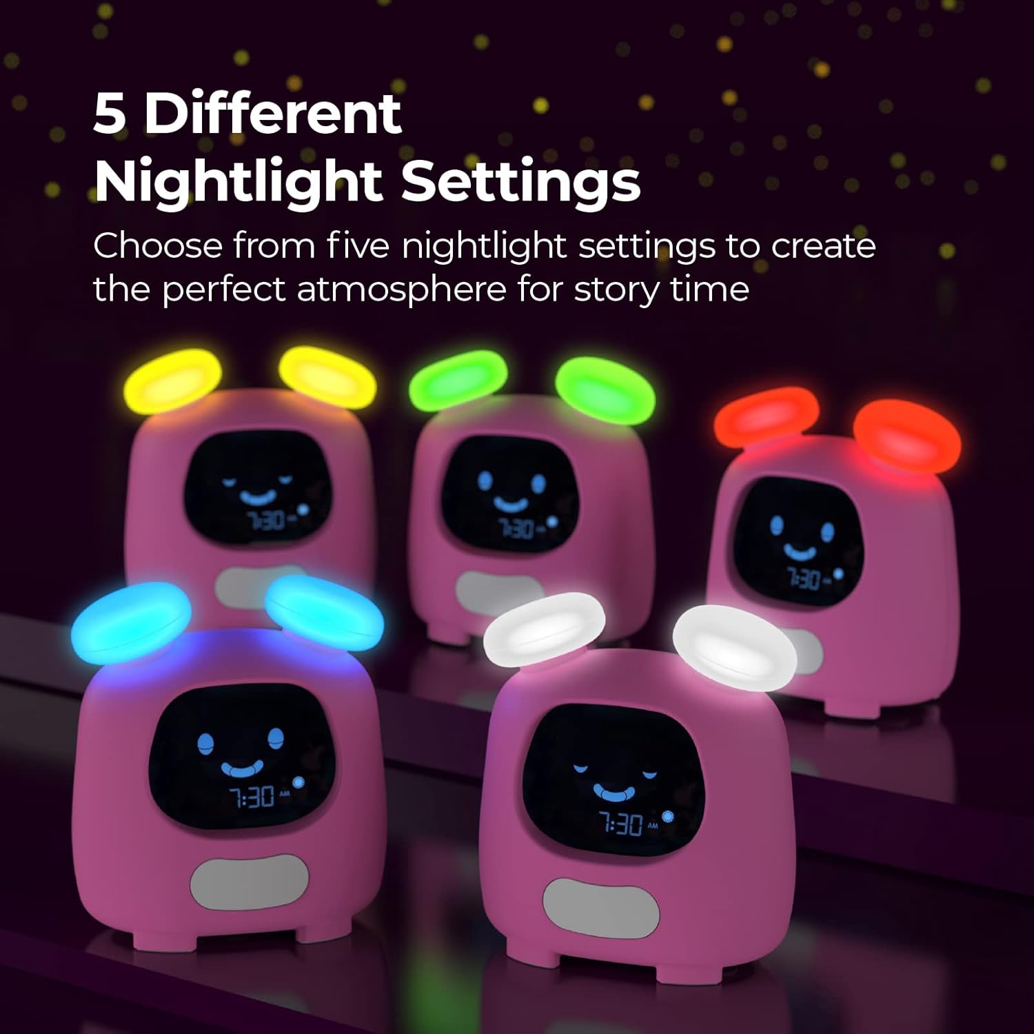 i-Box Blinky Alarm Clock | Pink | 79380PI/14 i-Box Blinky Alarm Clock | Pink | 79380PI/14