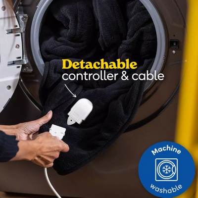 Russell Hobbs Heated Throw | Black | RHHT1004/BLA Russell Hobbs Heated Throw | Black | RHHT1004/BLA