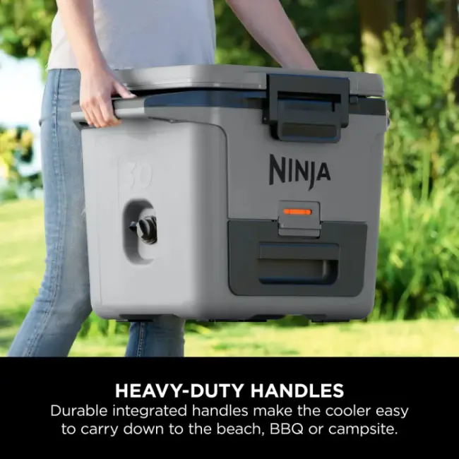 Ninja FrostVault Hard Cooler | 28L | Grey | FB131UKGY Ninja FrostVault Hard Cooler | 28L | Grey | FB131UKGY