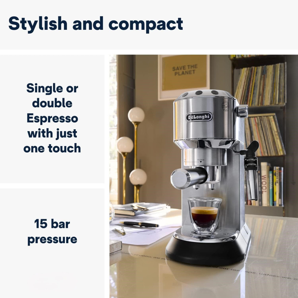 DeLonghi Dedica Style Coffee Maker | EC685.M DeLonghi Dedica Style Coffee Maker | EC685.M