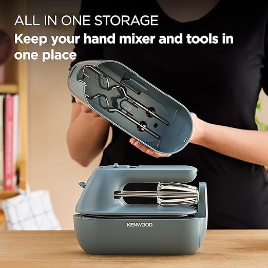 Kenwood QuickMix Go Hand Mixer | Storm Blue | HMP40.000GY Kenwood QuickMix Go Hand Mixer | Storm Blue | HMP40.000GY