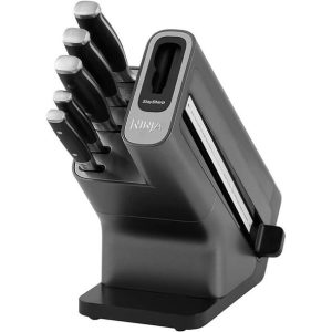 Ninja Foodi StaySharp Knife Block with Integrated Sharpener | 5 pc | K32005UK