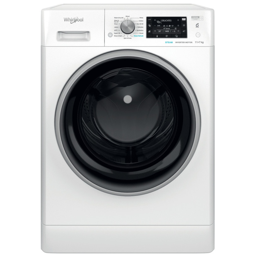 Whirlpool 10KG / 7KG Washer Dryer | FFWDD1174269BSV Whirlpool 10KG / 7KG Washer Dryer | FFWDD1174269BSV